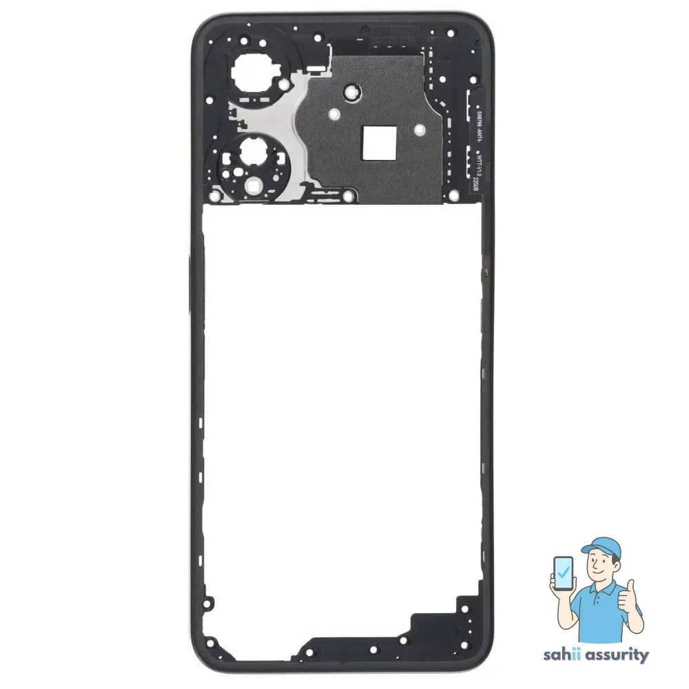 Middle Frame Ring Only for Oppo A78 Black thumbnail